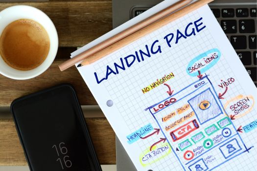 desarrollo landing page