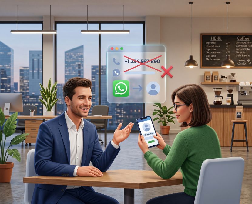 whatsapp incorpora nombres de usuario para contactar sin compartir el número de teléfono