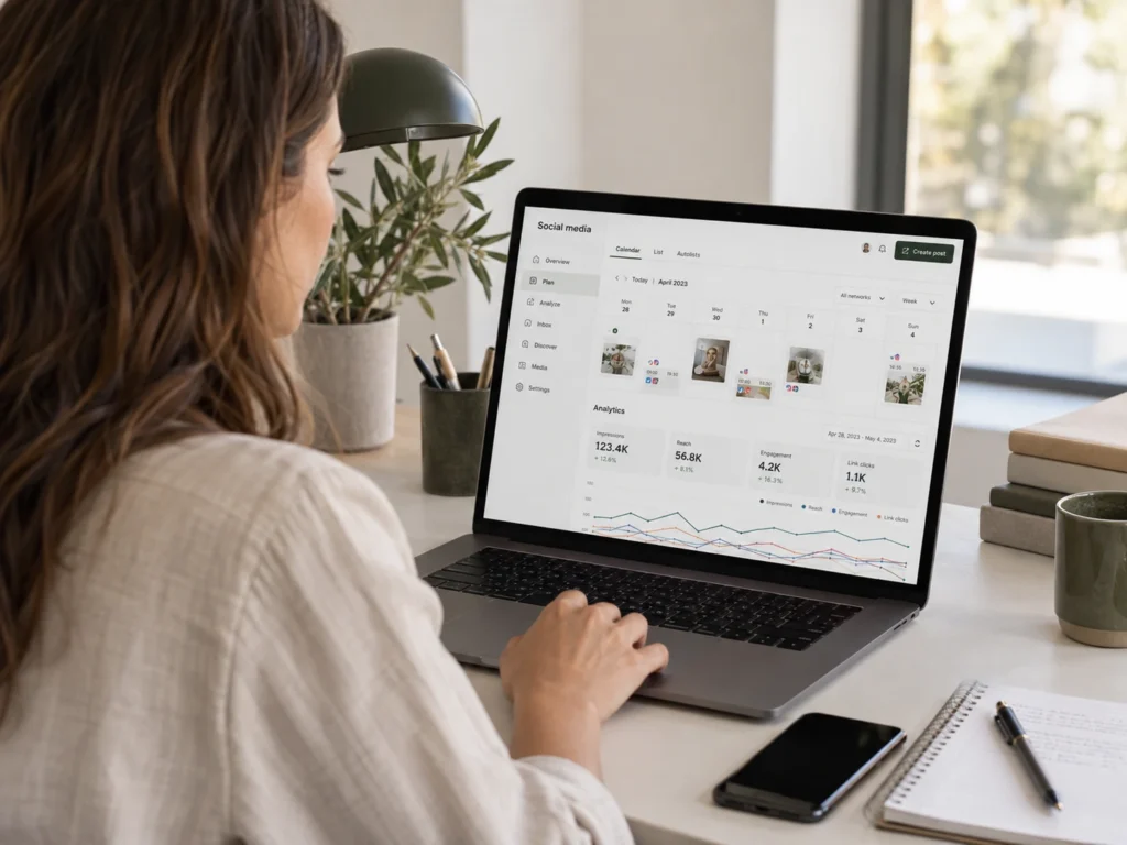 omnia soluciones - metricool gestion redes sociales persona omnia