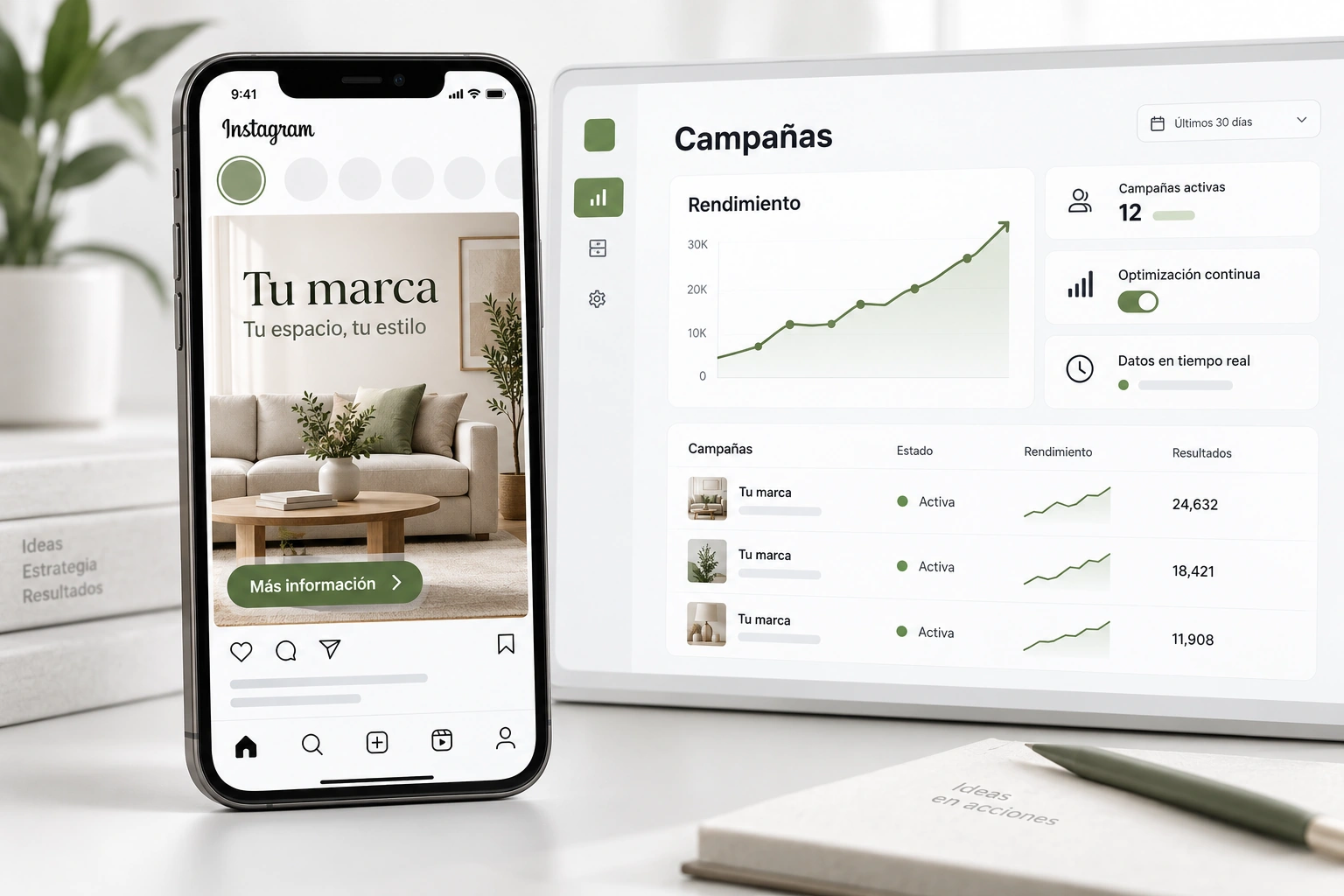 gestión de campañas meta ads en facebook e instagram por omnia soluciones