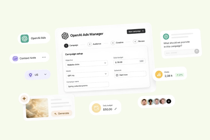 omnia soluciones - configuracion campana openai ads manager